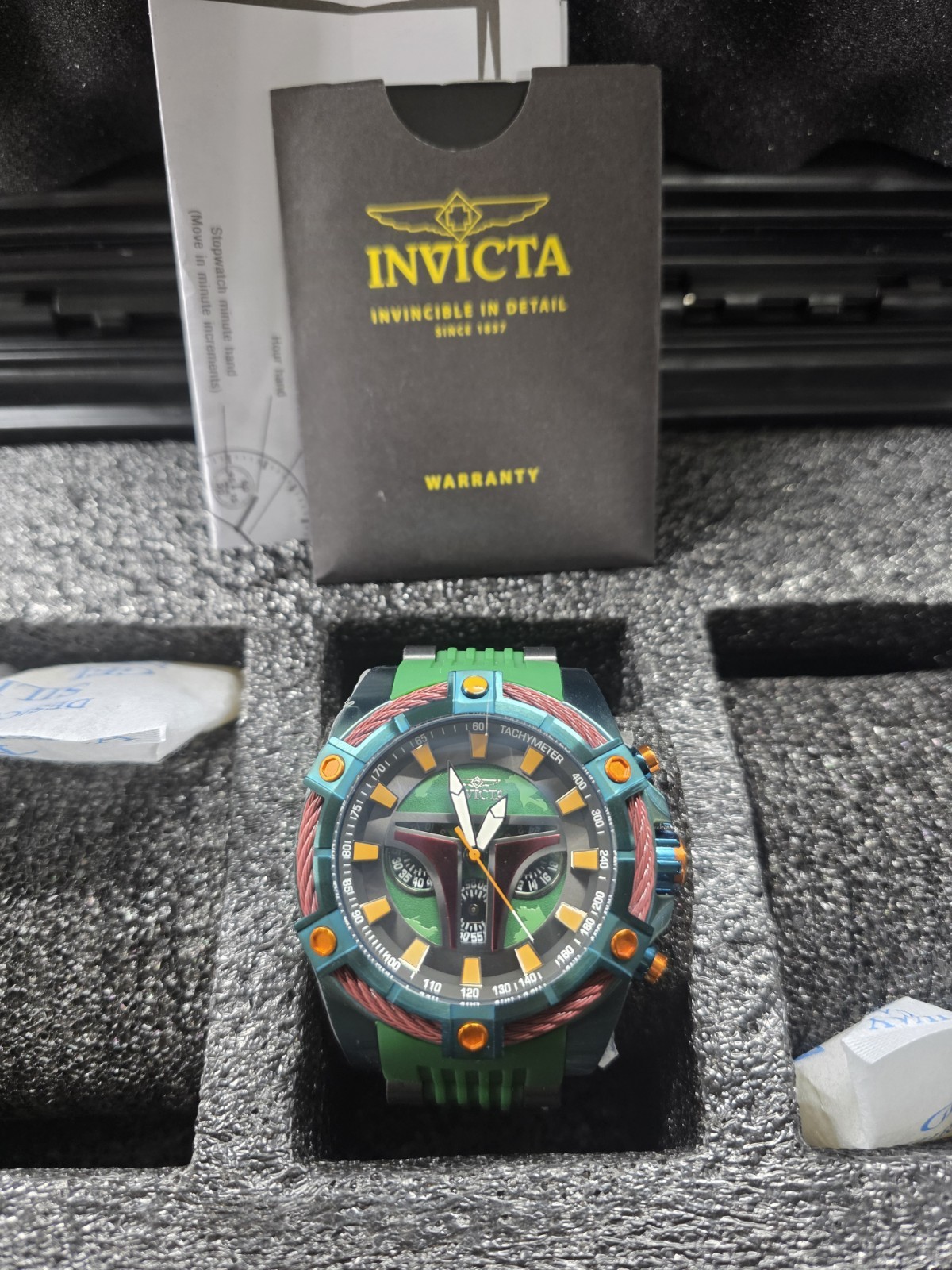 Invicta Star Wars Limited Edition Quartz Chronograph Tachymeter Green Dial