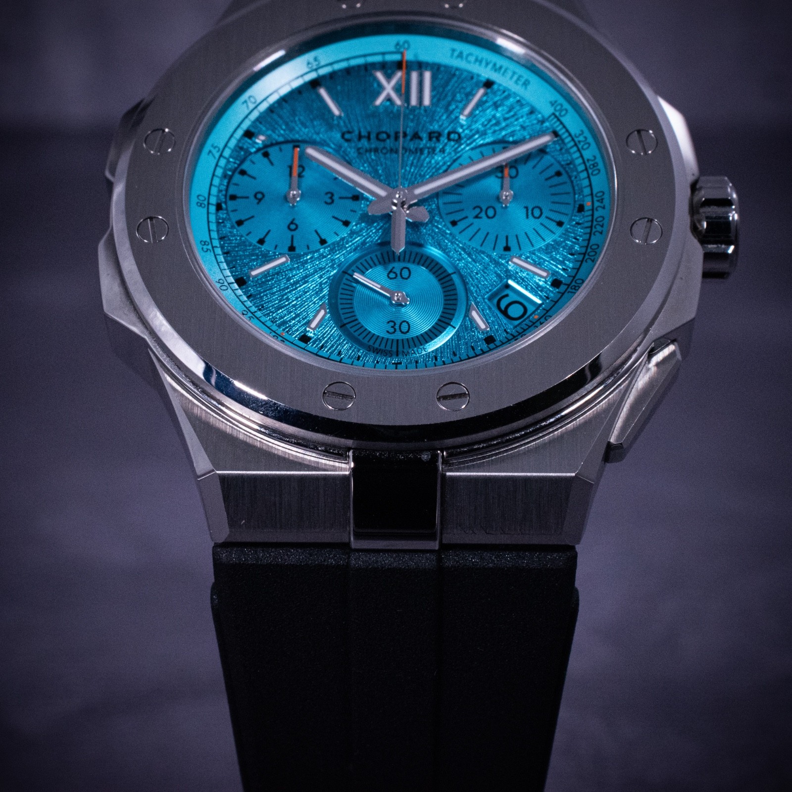 Chopard Alpine Eagle XL Chrono 44mm Maritime Blue Dial, Ref. 298609-3006 w/ B&P