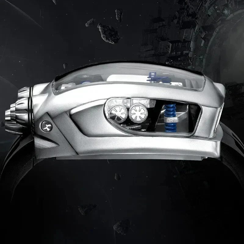 PINDU Design BUGATTI STYLE Engine 16 Cylinder Men’s NH05 Automatic Watch