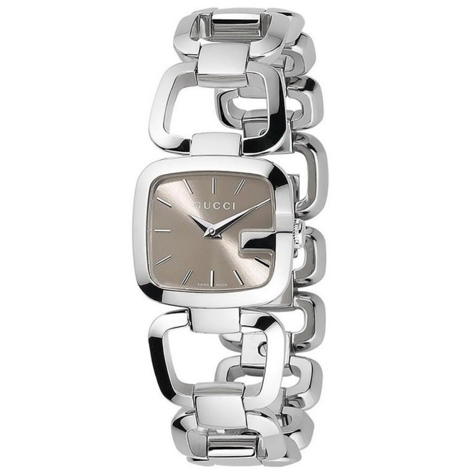 GUCCI YA125507 G- Brown Sunbrushed Dial Ladies Watch 24mm