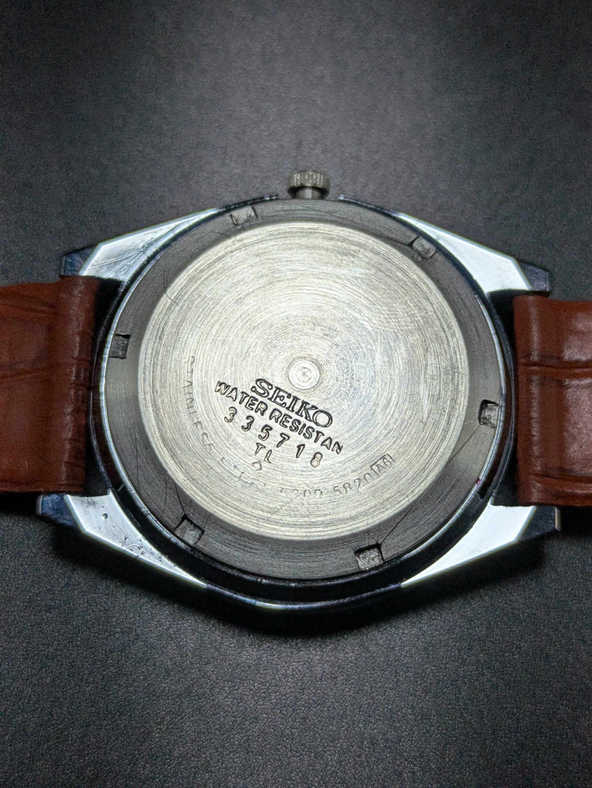 Vintage Seiko 5 automatic day date movement no. 6309A japan made men’s watch