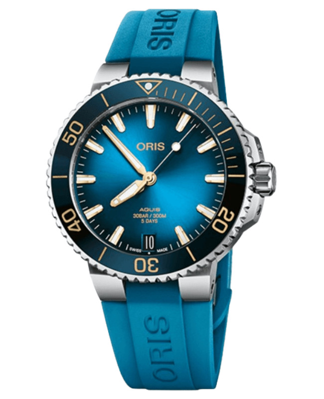 New Oris Aquis Date 41mm Automatic Men’s Watch 01 400 7769 4125-07 4 22 75FC