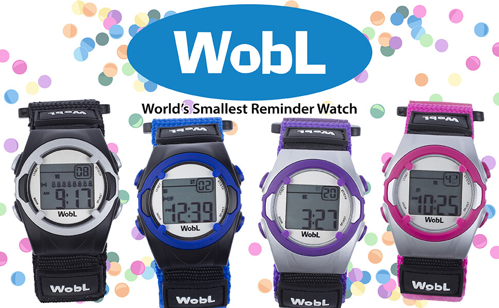 WobL Watch | Vibrating Alarm Reminder Watch