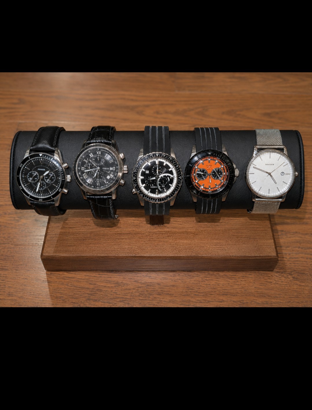 Lot of 6 Men’s Watches Seiko, Skagen, And More +MYSTERY GIFT READ DESC Se PICS