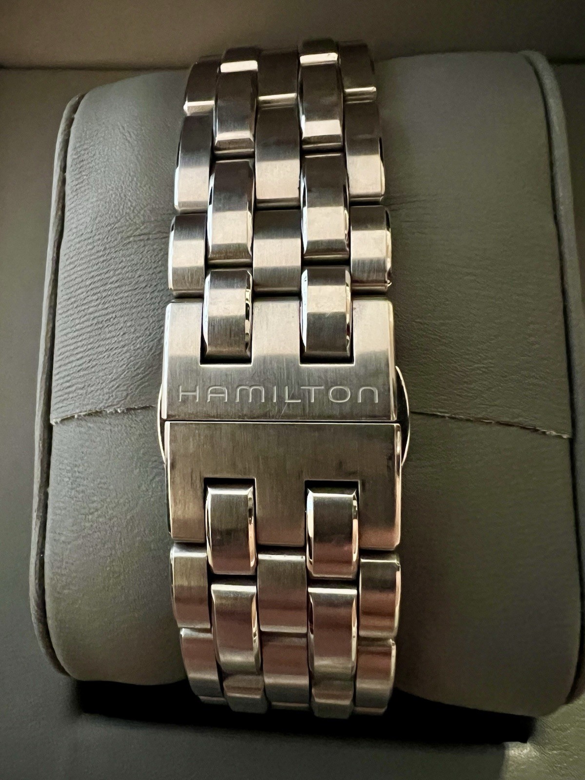Hamilton Jazzmaster Open Heart Automatic Skeleton Silver Dial Steel 42mm 50m