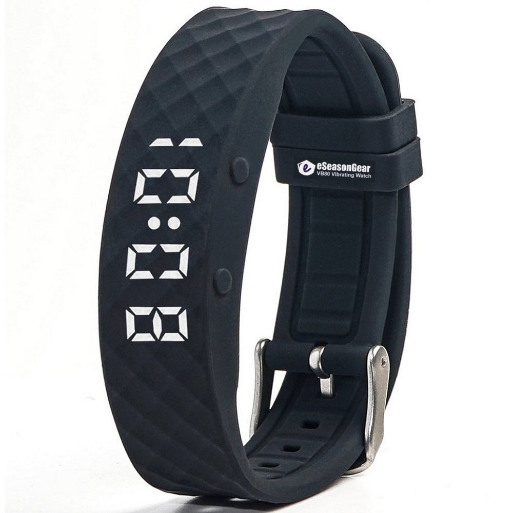eSeasongear VB80 12 Alarm Vibrating Watch, Silent Reminder