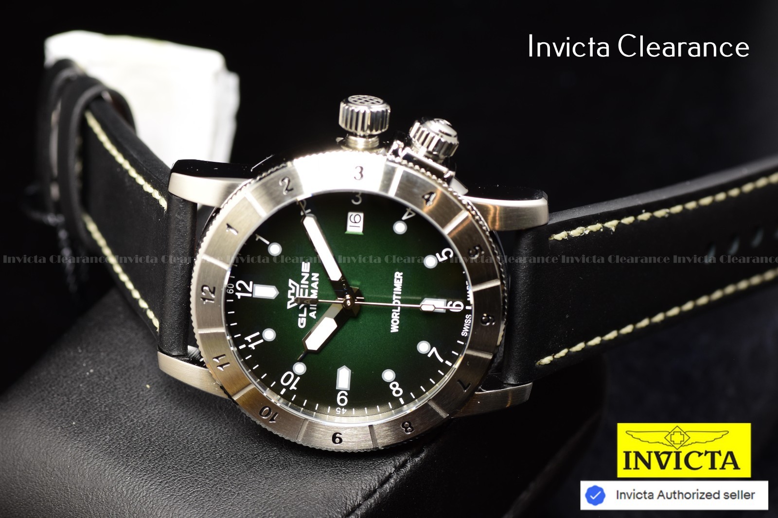 NEW Invicta Men 47mm Pro Diver AUTOMATIC Mesh Bracelet YELLOW DIAL SS Watch !!