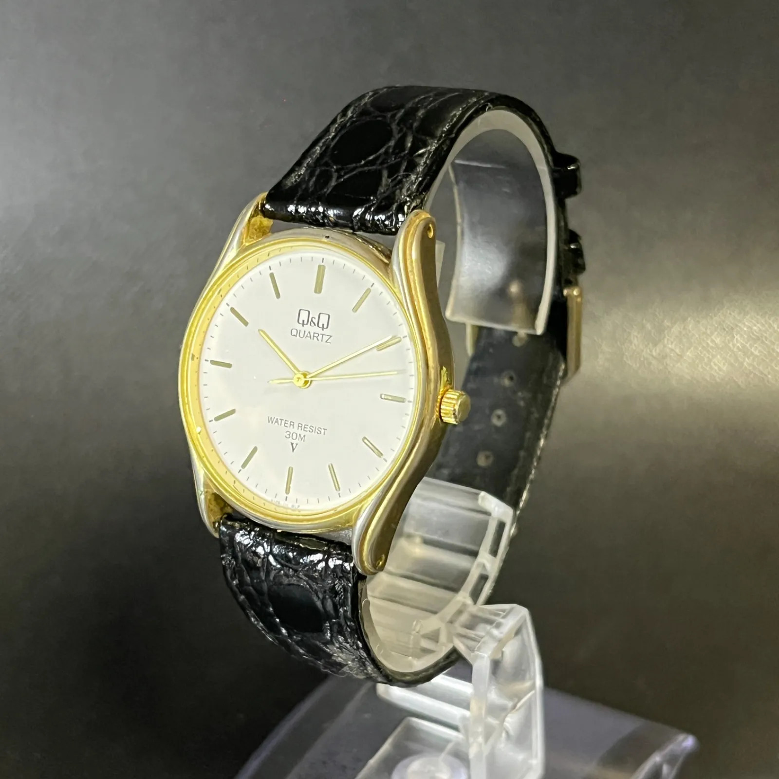 [Working Condition] Q&Q CITIZEN Watch, Gold, Quartz, Battery Replaced, Opera