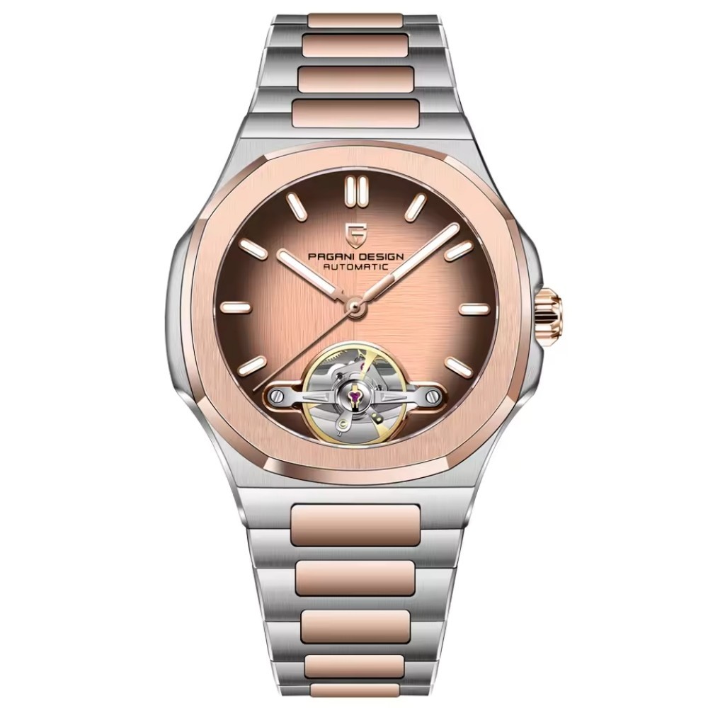 Men’s Automatic Mechanical Tourbillon Watches Waterproof Sapphire Glass Luminous