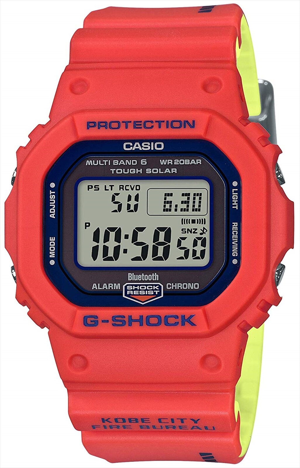 CASIO watch G-SHOCK G shock Kobe City Fire Department rescue team 50 an NEW