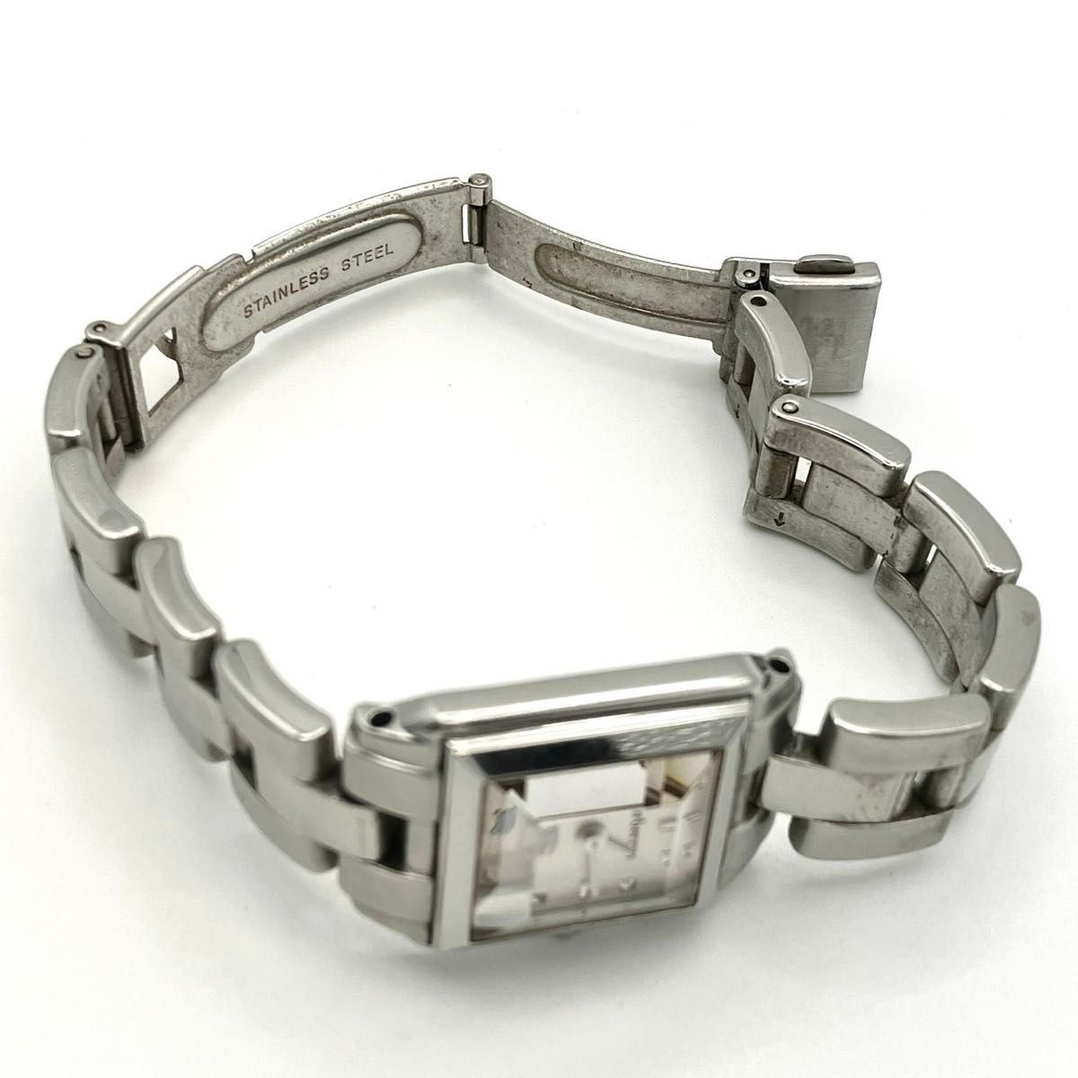 New Battery Replacement Working Burberry Vintage Watch Rectangular Cut Glass Sha