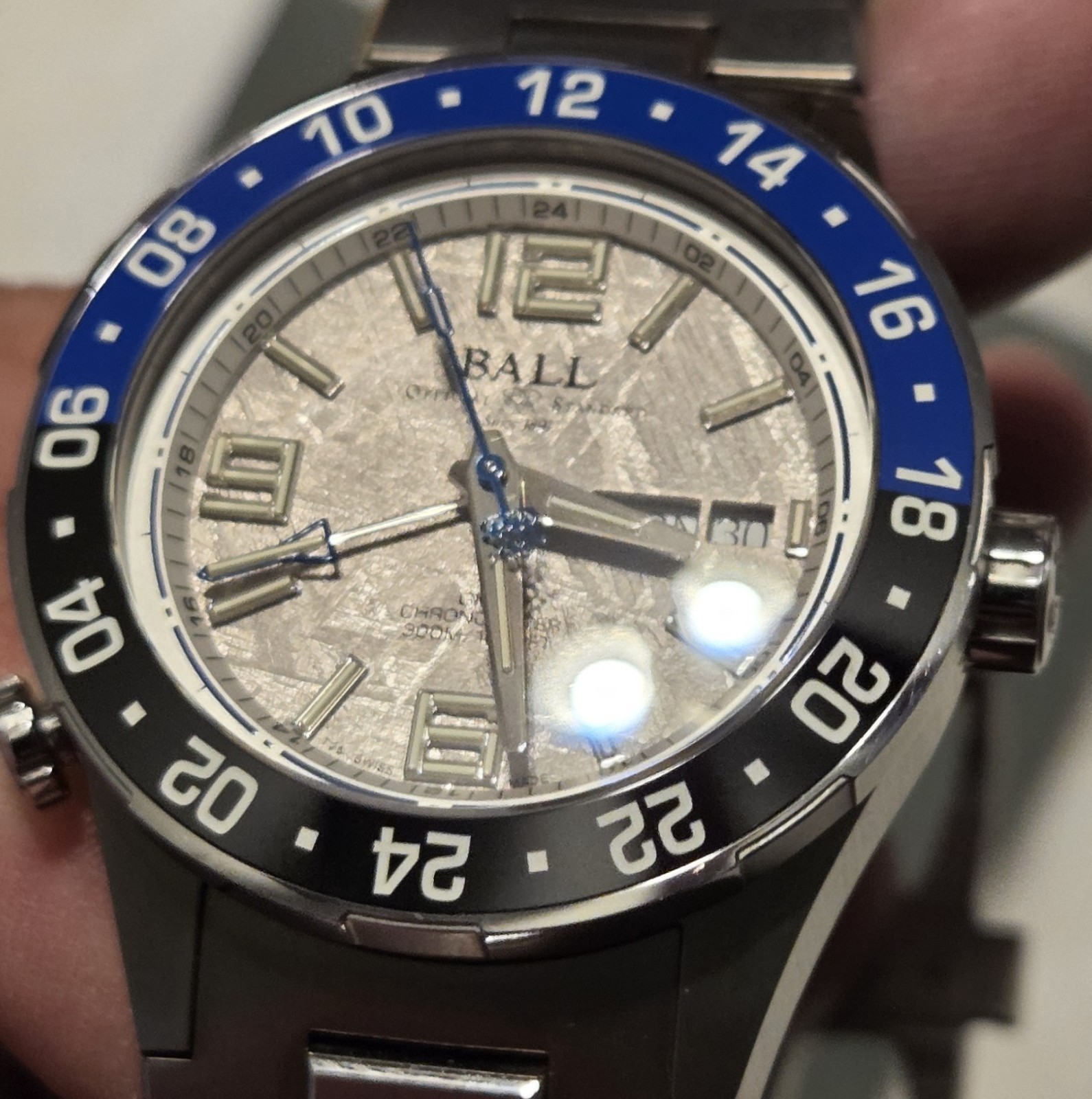 Ball Roadmaster Marine GMT Gibeon Meteorite Batman Limited Edition #53/1000