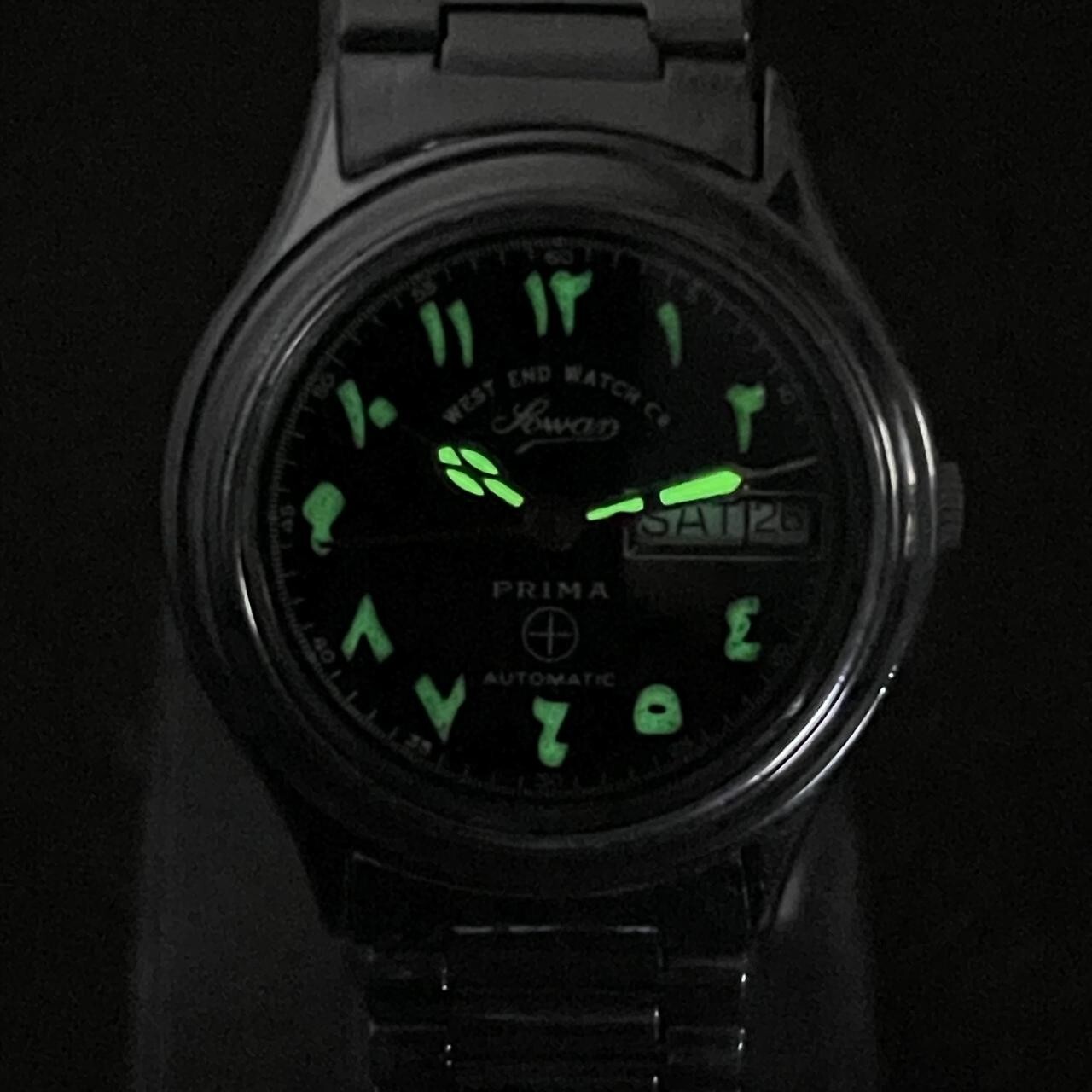 West End Watch Co Prima Automatic Arabic Dial Vintage Men’s Watch (AWM11)