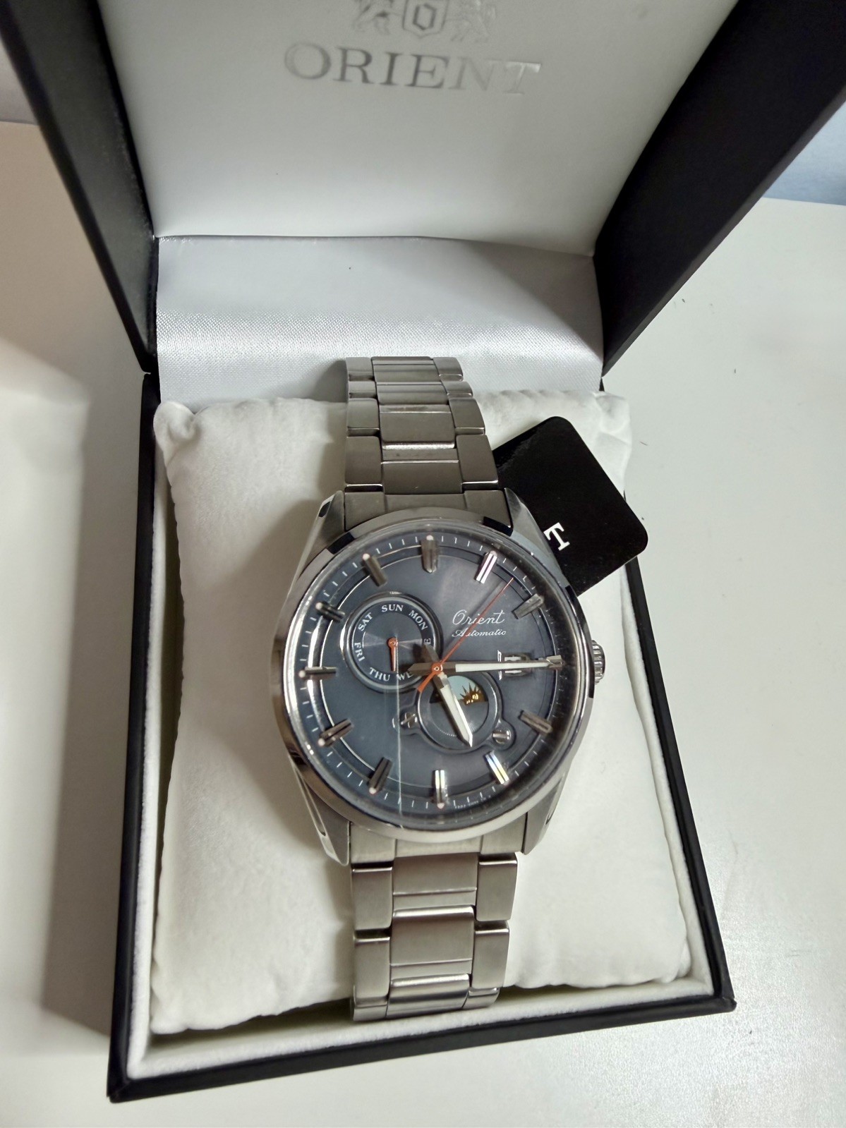 Orient Stretto Sun & Moon 75th Ann. Limited Automatic Men’s Watch RA-AK0311N