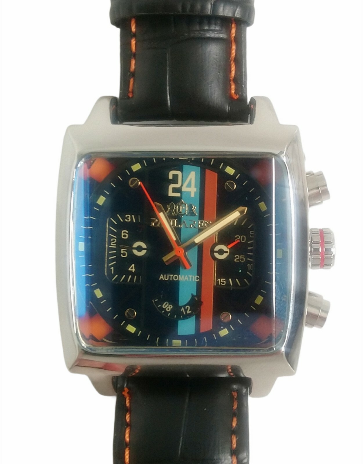 Mens Motorsport Style Watch New With tag unisex leather strap great present