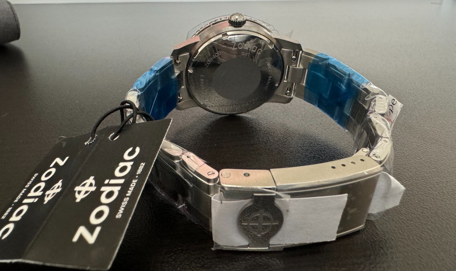 Zodiac Super Sea Wolf Automatic Black Dial GMT Men’s Watch ZO9405