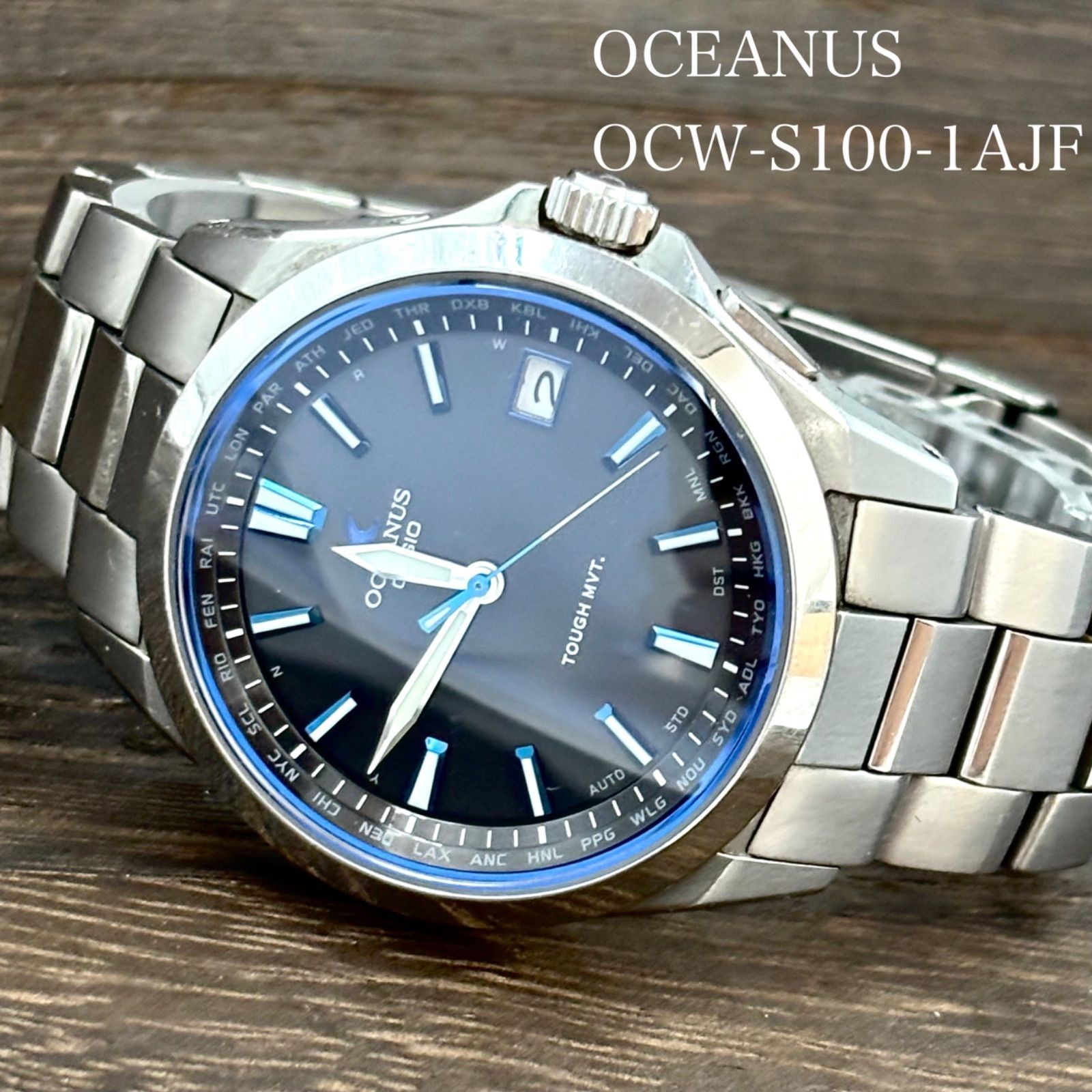 CASIO Oceanus OCW-S100-1AJF Smart Access Titanium Radio Solar Men’s Japan