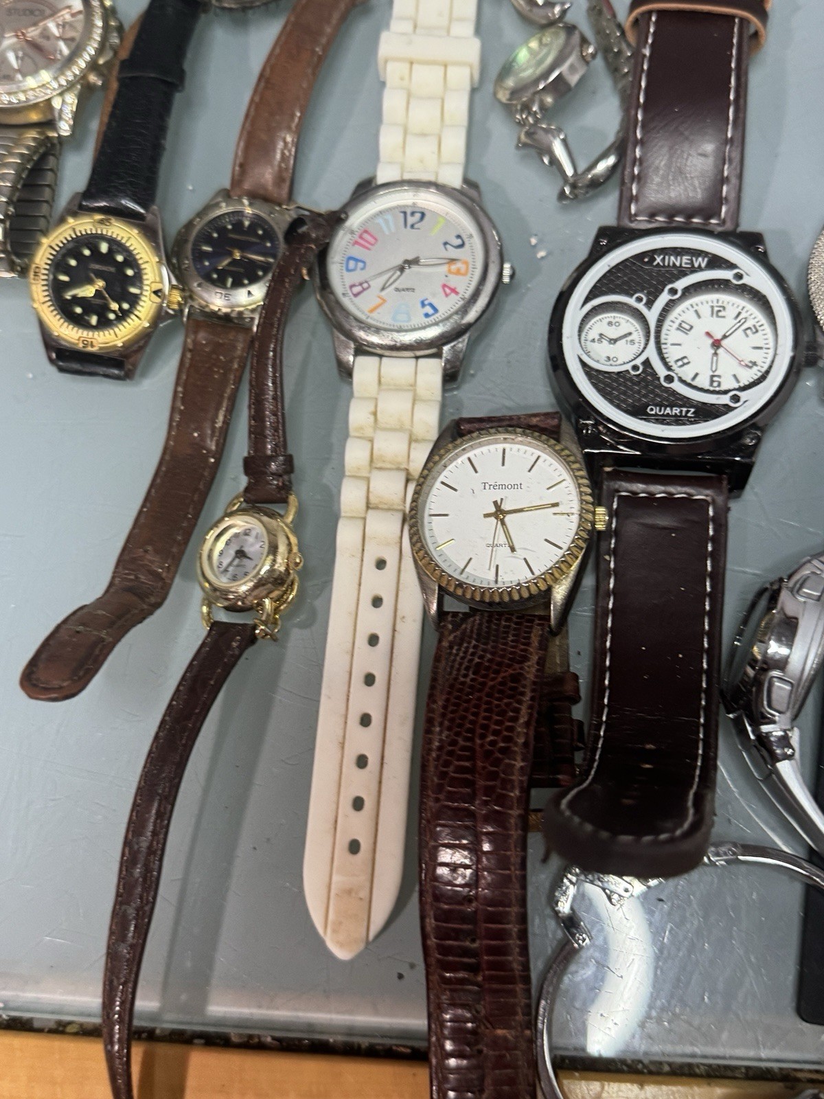 Large Watch Lot Untested 34 Watches