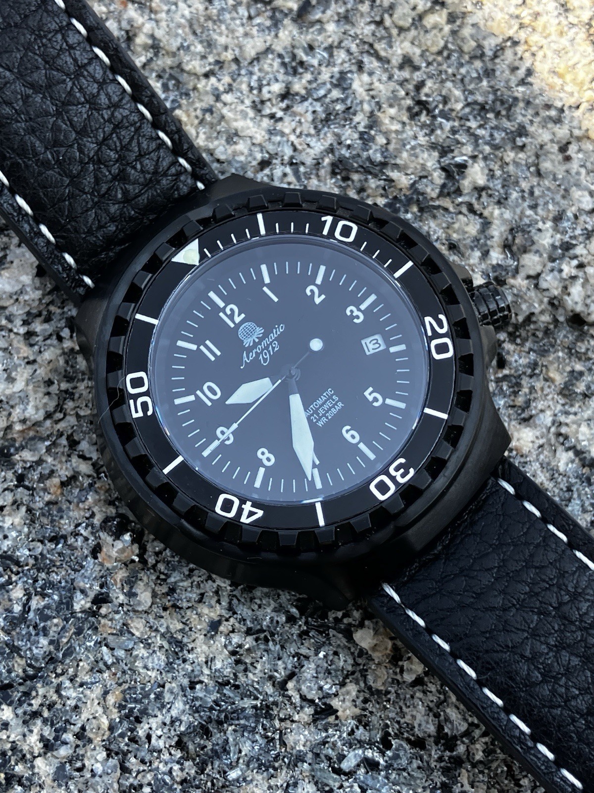 Mens Aeromatic Automatic Wristwatch Germany