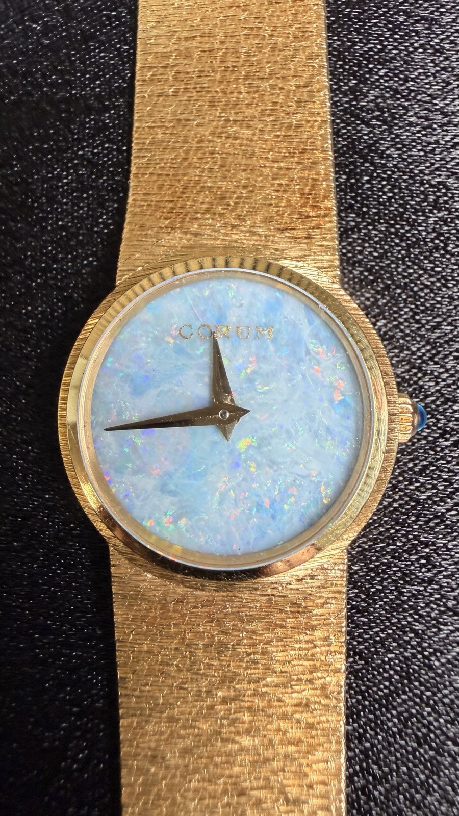 Corum 18k Gold Ladies Opal Dial