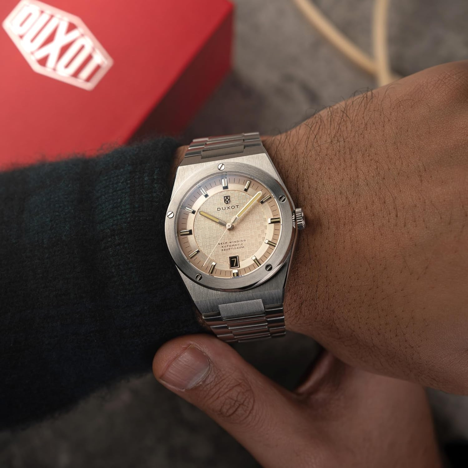 Men’s 40mm Bastia Automatic Limited Edition Watch with Stainless Steel Bracelet