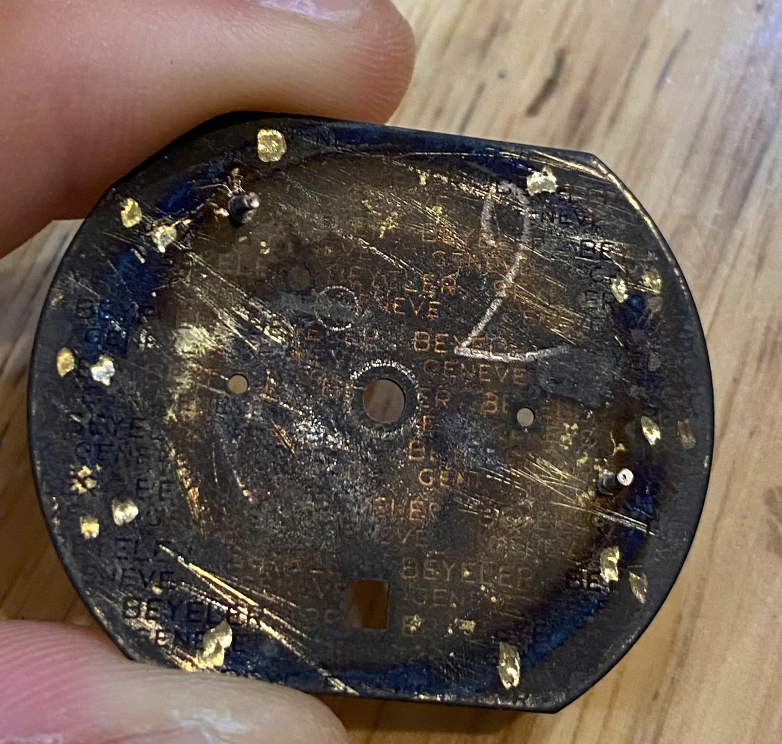 vintage Rare Hamilton Case, Dial, Crystal Only Panda Cal 11 Part Repair/Project