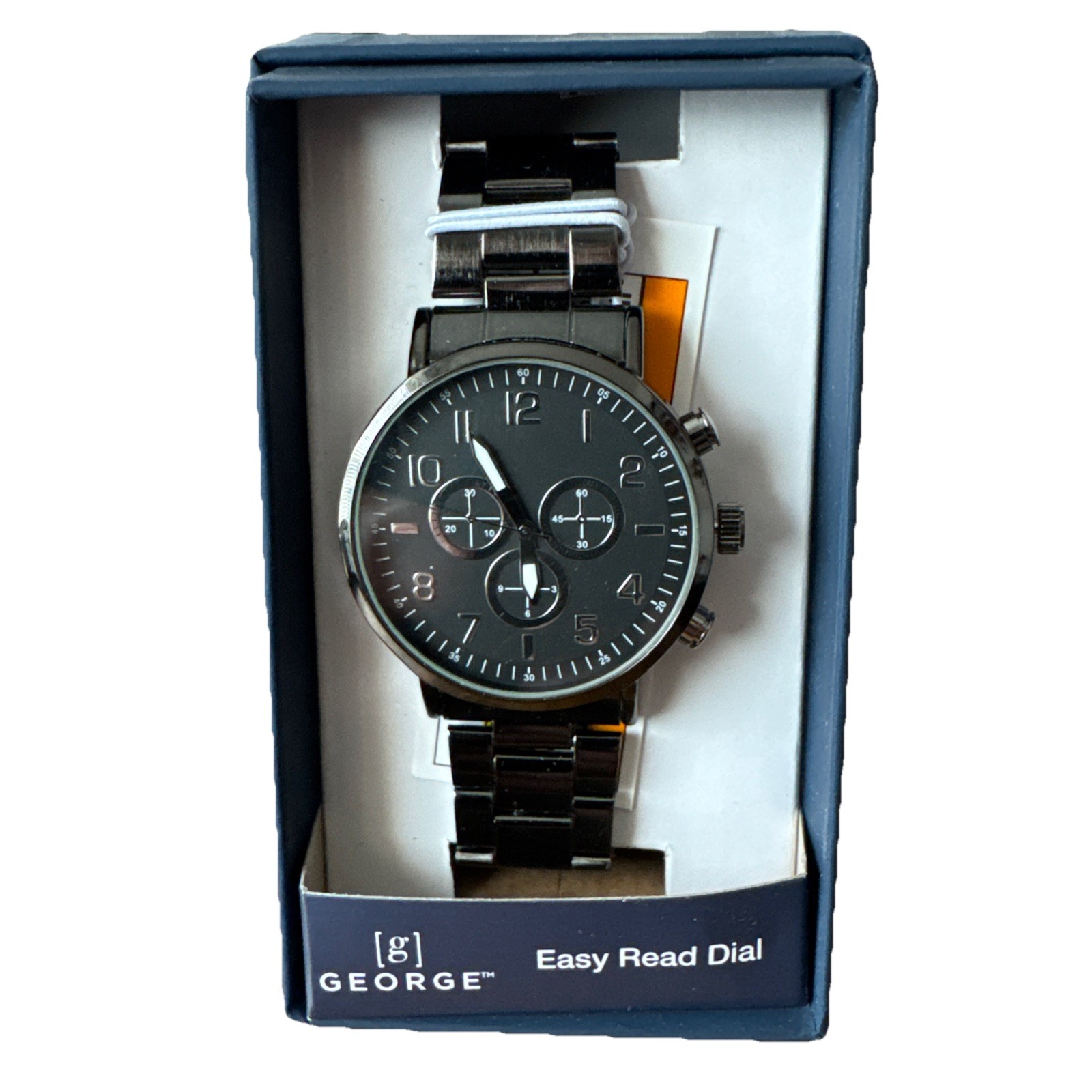 GEORGE Easy Read Dial Men’s Wrist Watch Long Life Battery