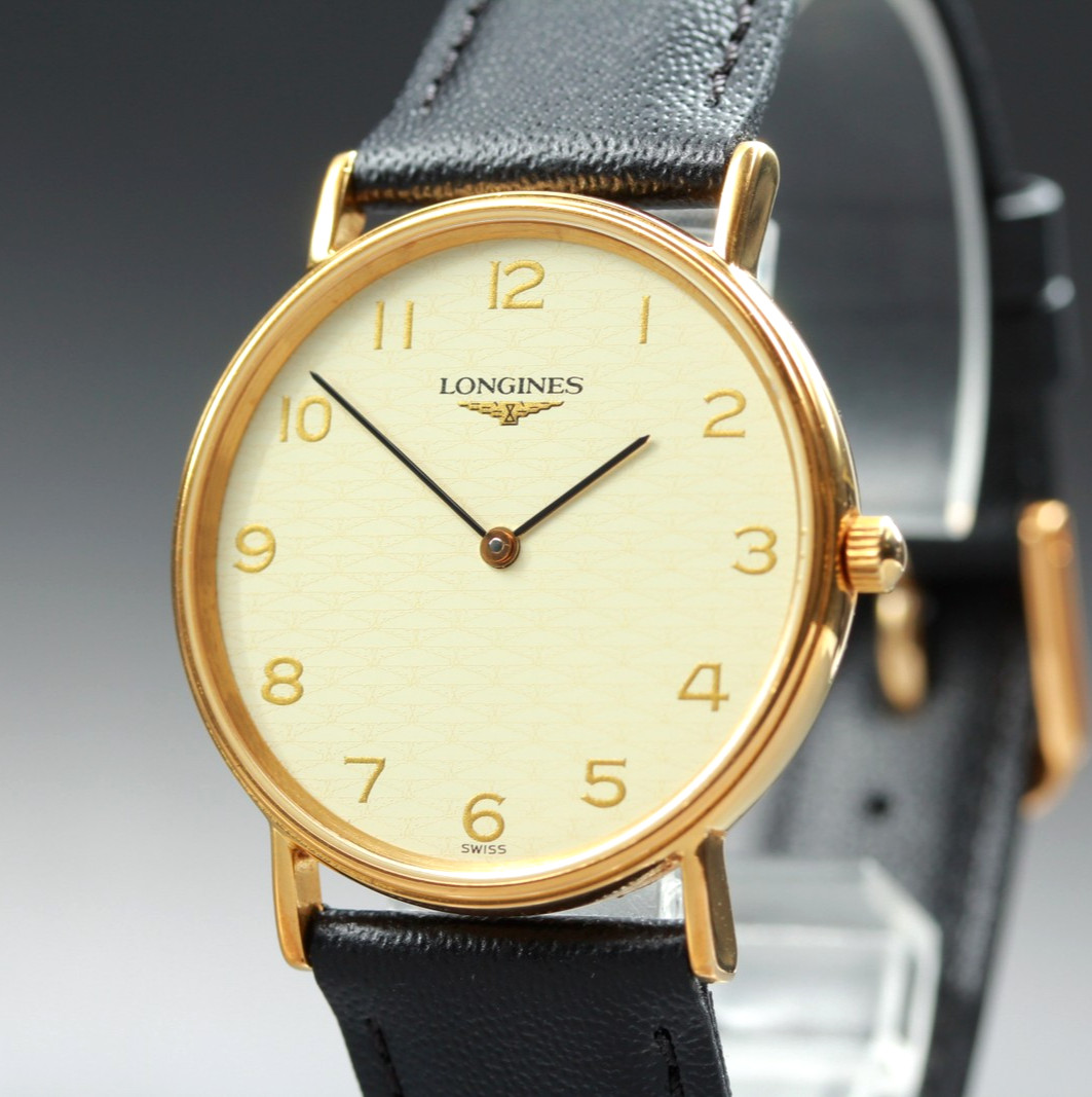 [N MINT] Longines Grand Classic L4.637.2 33mm Ivory Logo Dial Quartz Men’s Watch