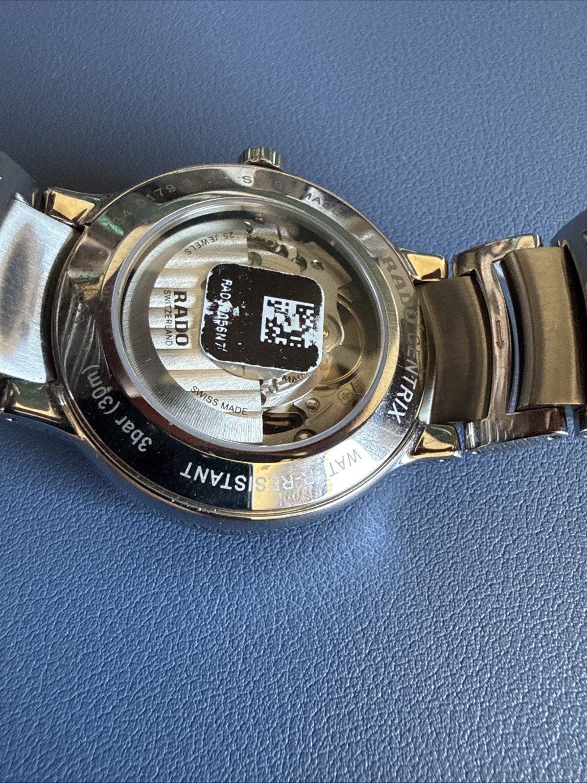 RADO Centrix R30179113 Automatic Stainless Men’s Watch 38mm Skeleton Dial