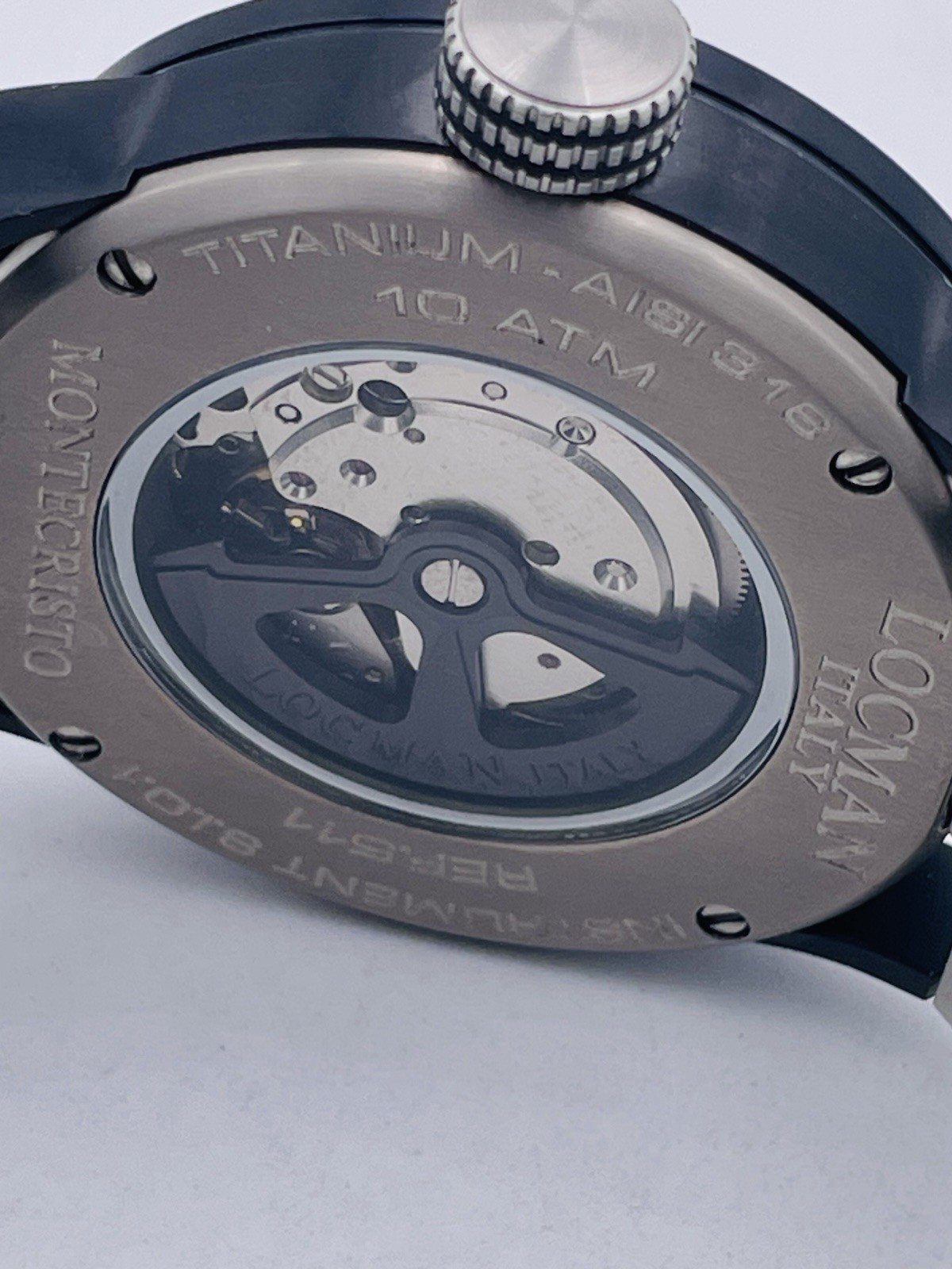 Locman Montecristo Automatic 511KKY/820 Wr100m Watch Brand New
