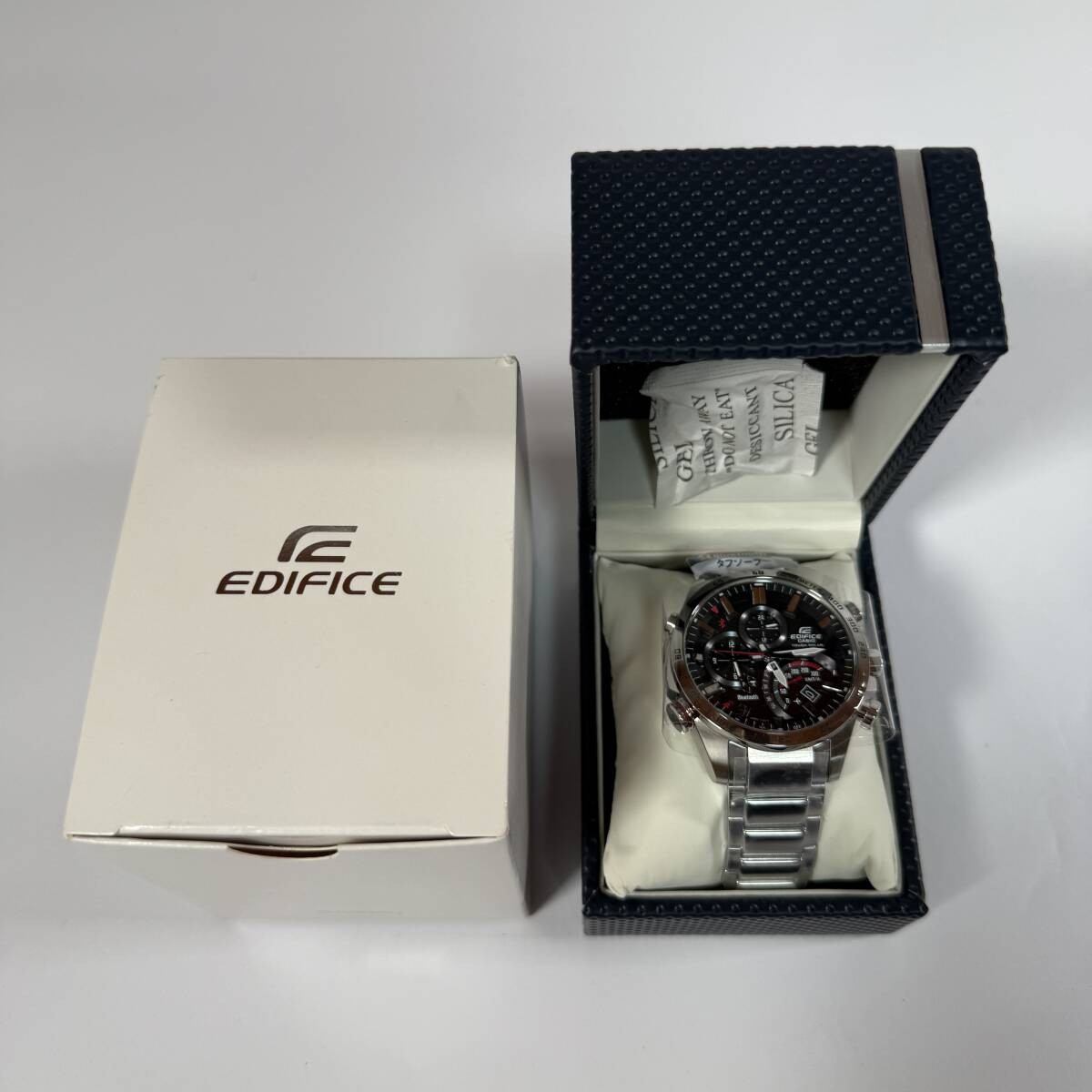New Casio Edifice EQB 501XD 1AJF Radio Solar Black Dial Men s Watch