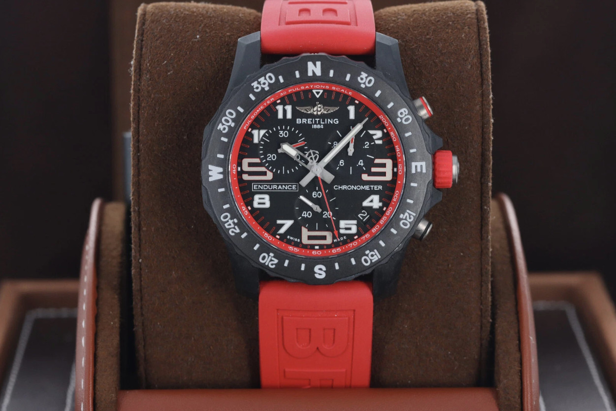 Breitling Endurance Pro Chronograph Red 44mm – Black Polymer, X82310D91B1S1