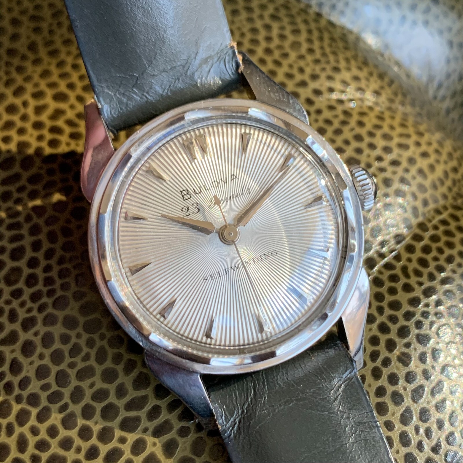 1958 Bulova 23 Jewels Adjusted 10BPAC Stainless Steel Automatic Wristwatch #4