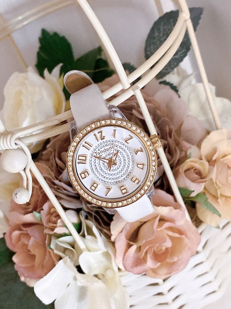 Tendence Liliput white gold 29mm ladies’