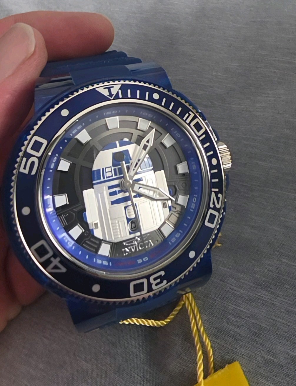 Invicta Star Wars R2-D2 Men’s Limited Edition Blue Anatomic Watch #1939/5000