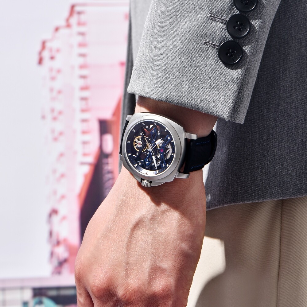 Men’s Automatic Mechanical Watch 100M Waterproof Sapphire Glass Luminous Hollow