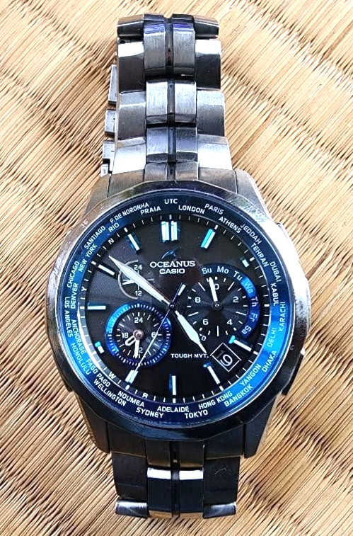 CASIO OCEANUS OCW-S1400-1AJF Men’s Wristwatch Titanium Solar Radio Japan