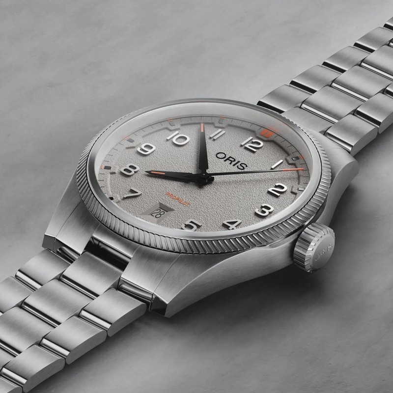Oris ProPilot Date 41mm Grey Dial Men’s Watch 01 733 7805 4163-07 8 20 04LC