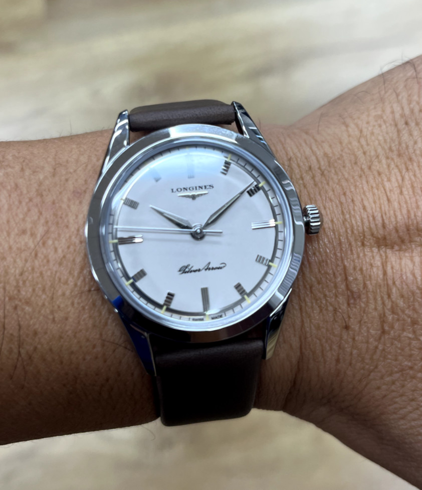 Longines Silver Arrow 38.5MM Automatic Men’s Watch L2.834.4.72.2 – New W Tag