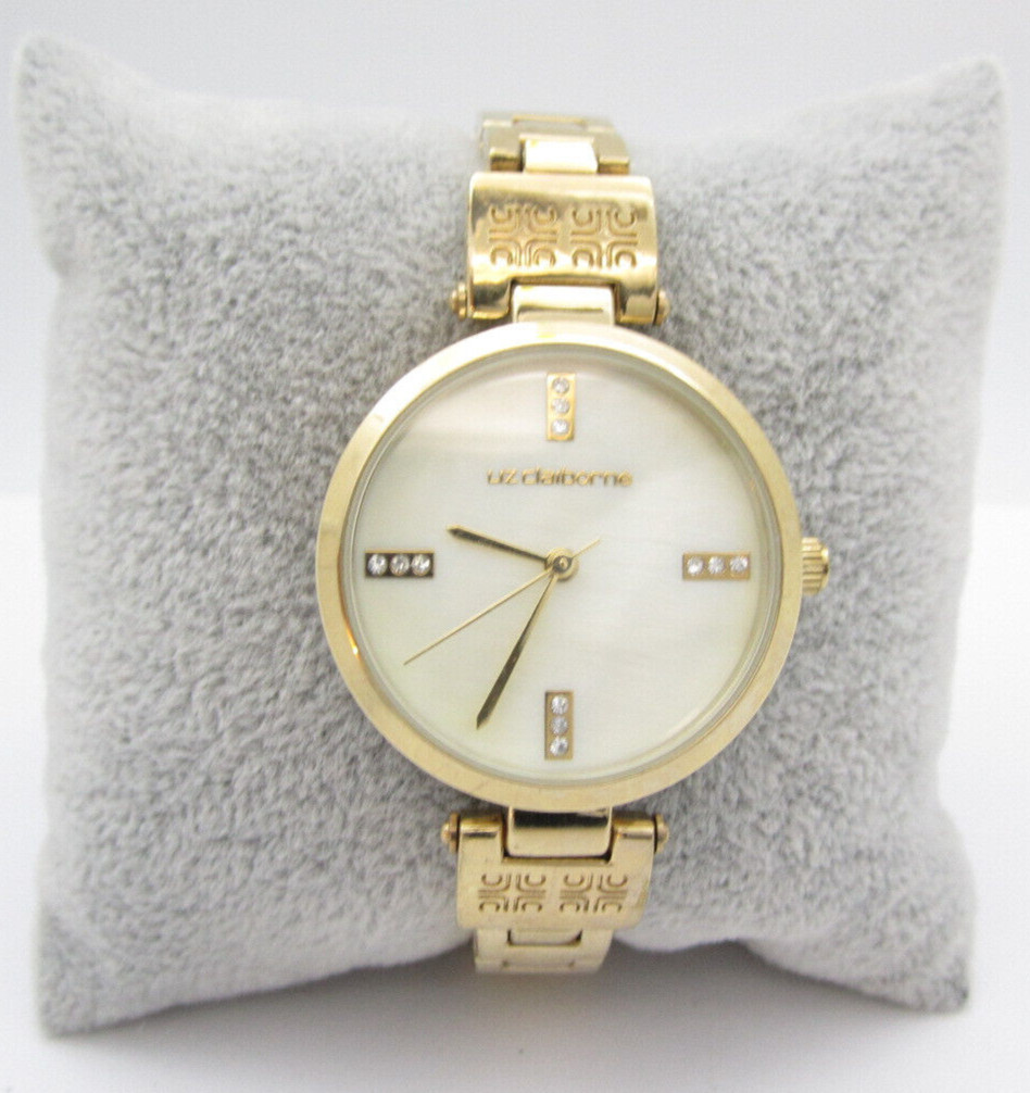 Women Liz Claiborne Quartz WR Analog 32mm Round Watch (H239) “New Battery”