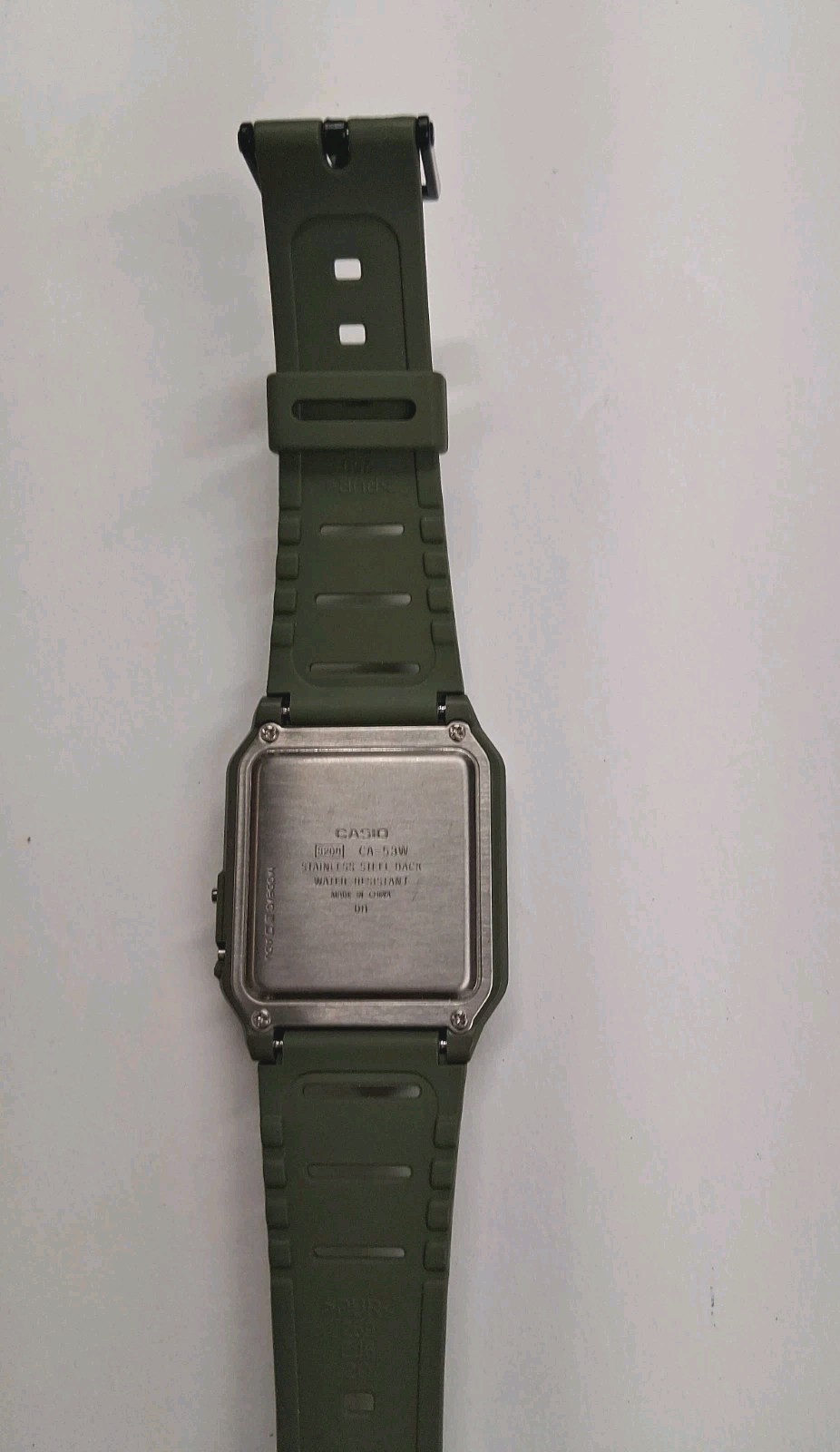 Casio Databank Calculator Men’s Olive Green Watch – CA-53WF-3B
