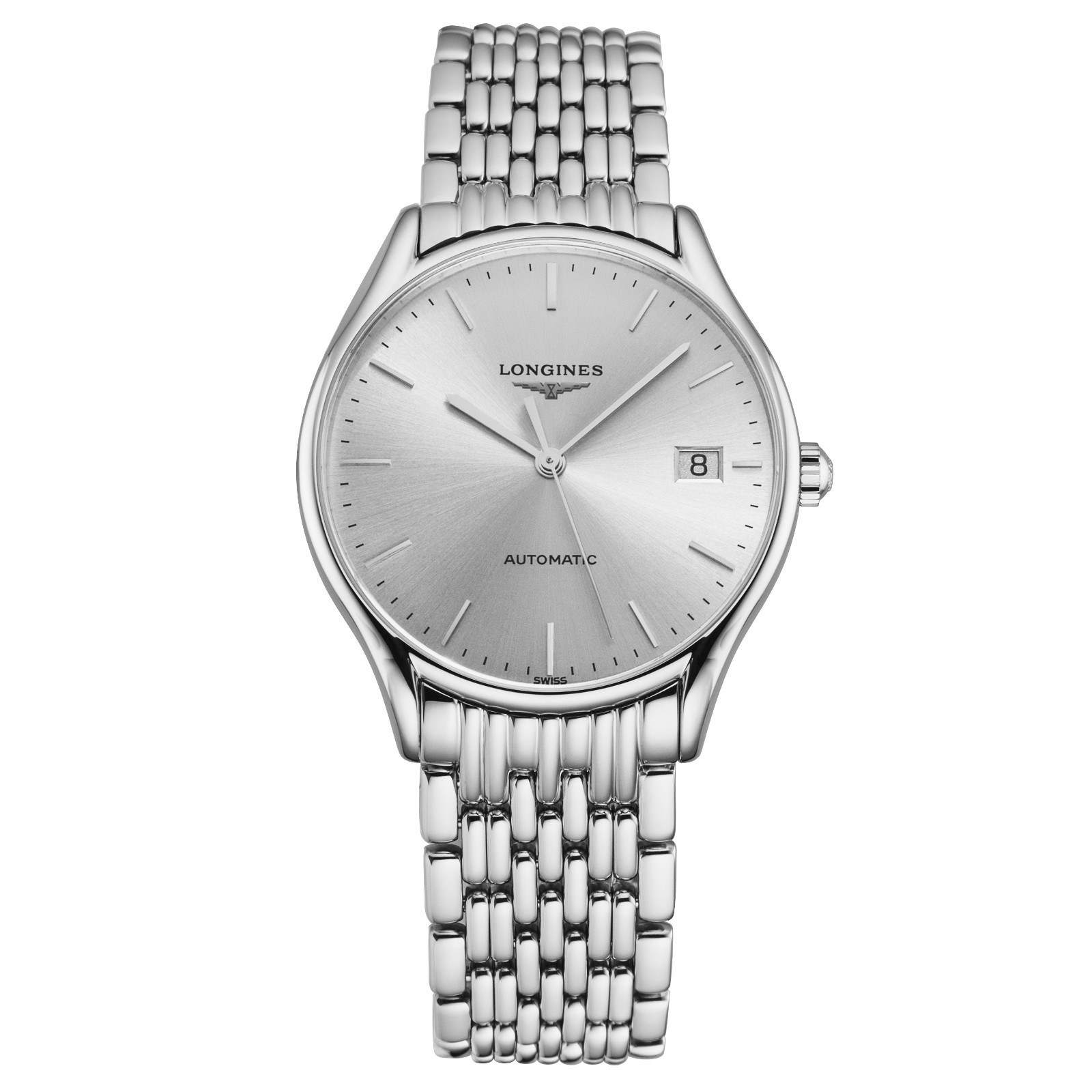 Longines Women’s ‘Lyre’ Silver Dial Steel Bracelet Automatic Watch L4.860.4.72.6