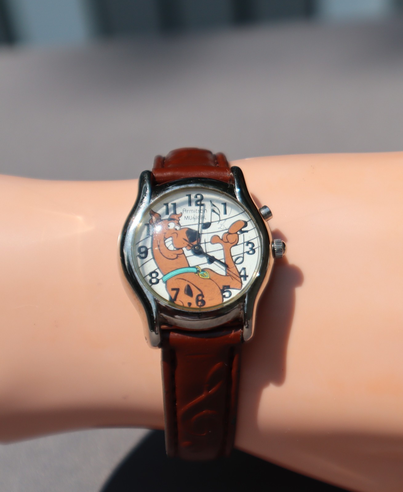 1999 Armitron Vtg Hanna-Barbera Scooby Doo Musical Wrist Watch Quartz 2100/114