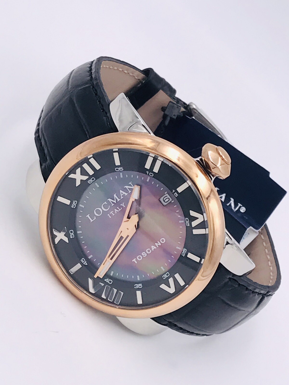 Orologio Locman Toscano Automatico Ref590AOK/900 42mm Nero Scontatissimo Nuovo