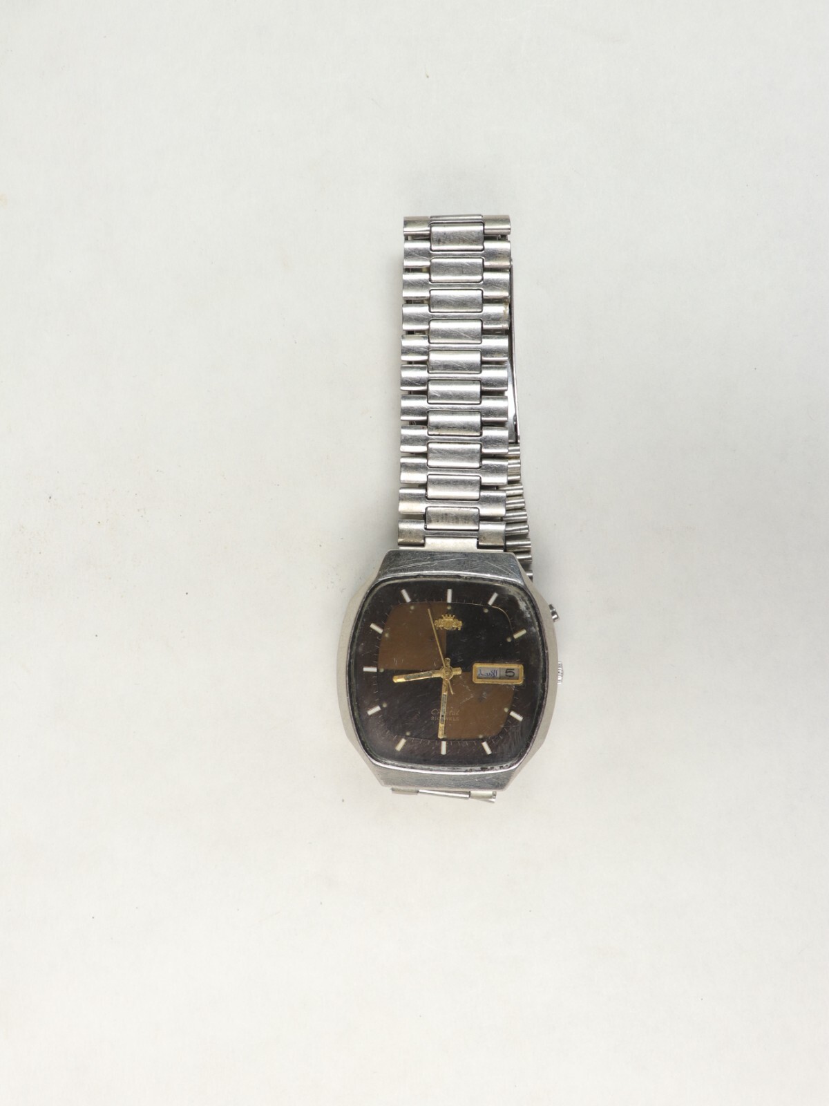 Orient Crystal Automatic G469792-4C CA Vintage Men Watch TV Case Mint Condition