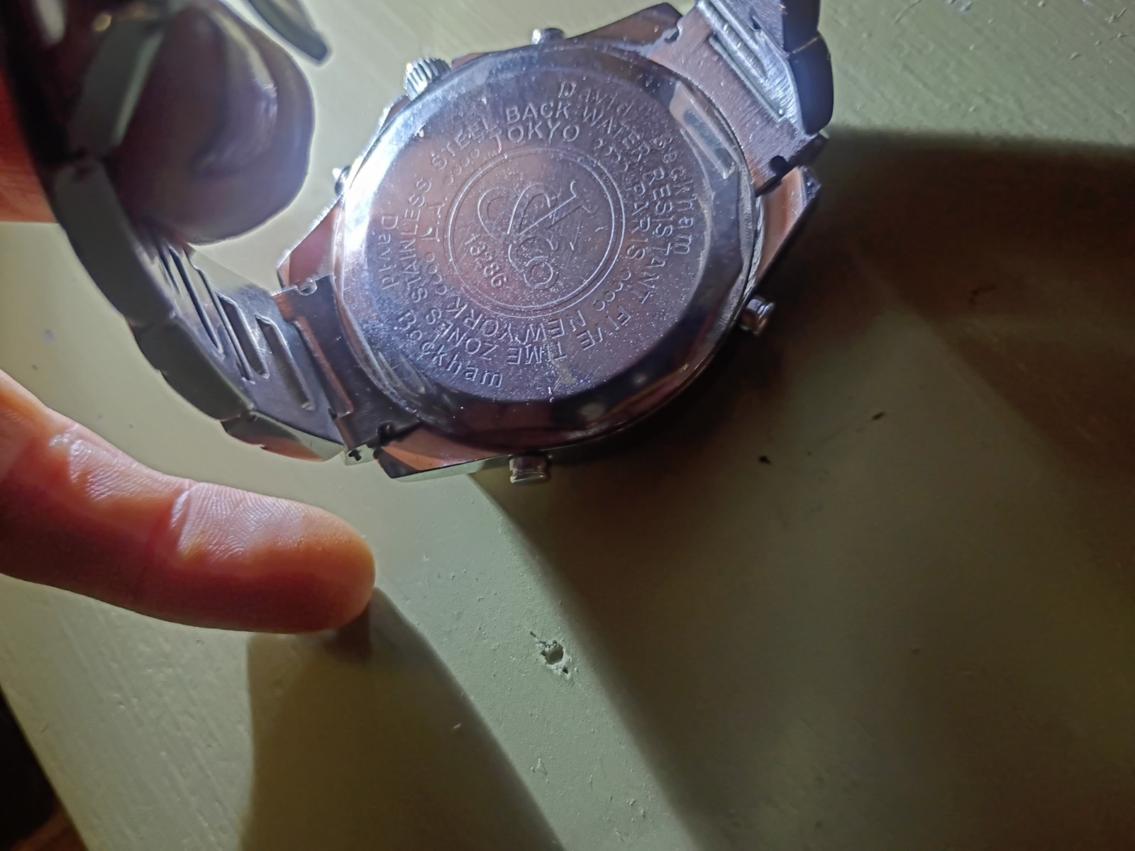 Men’s Jacob & Co Five Time Zone Watch With Diamond Bezel & Stainless Steel Band