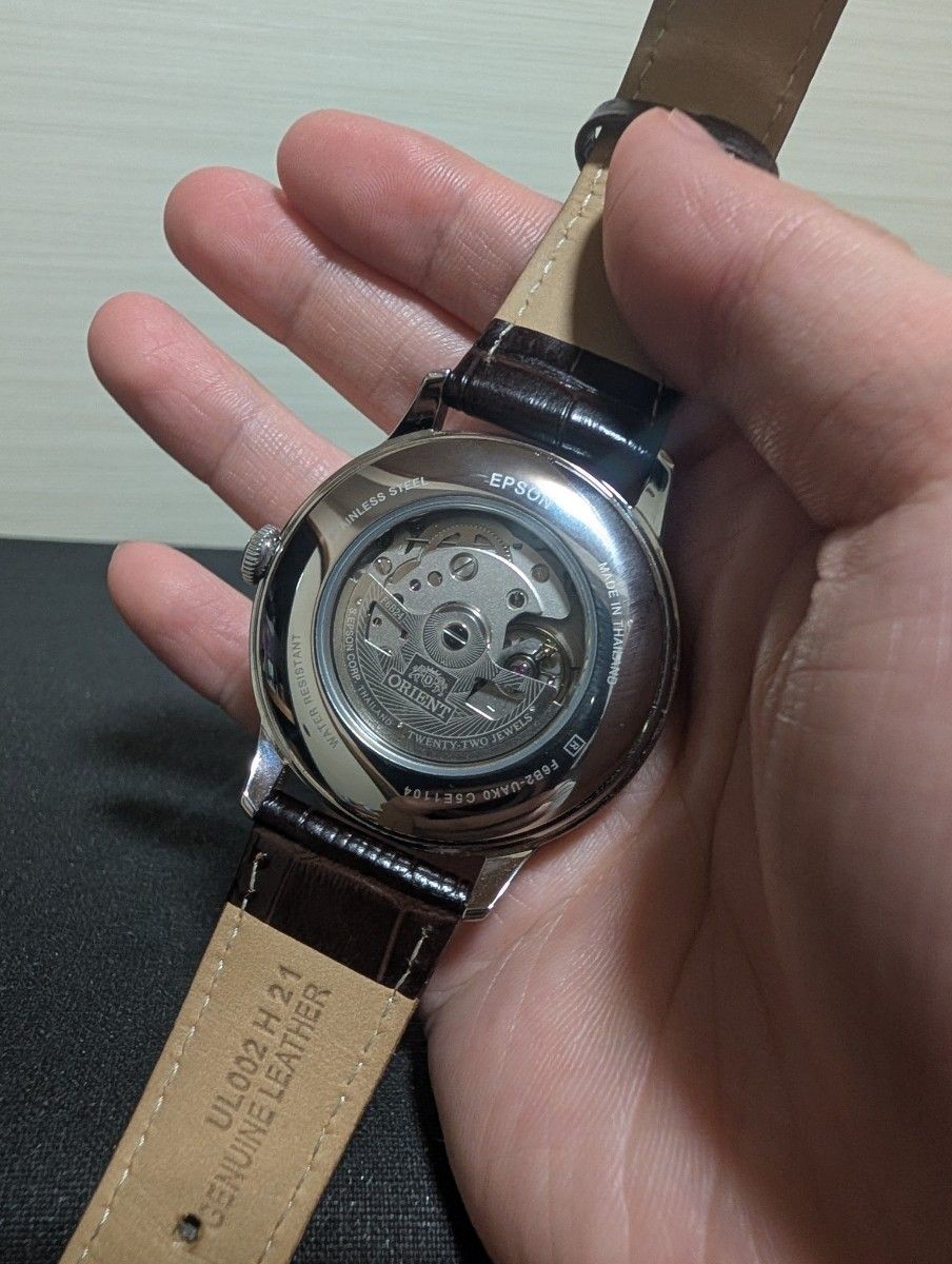 Orient Bambino RN-AK0803Y Automatic Sun & Moon Watch Used