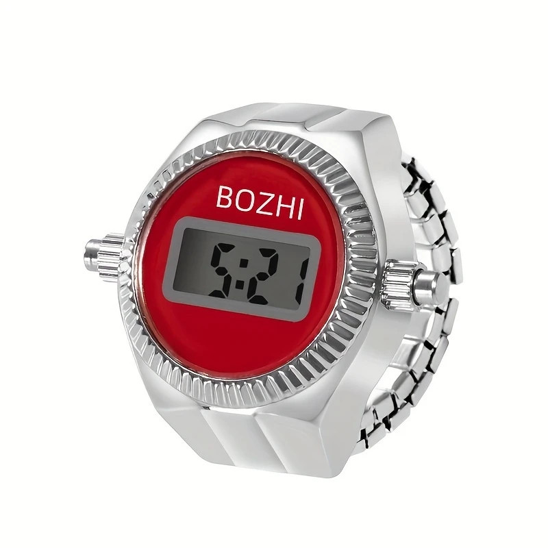 Ring Electronic Watch Can See The Time Creative Ring Finger Watch Simple Men