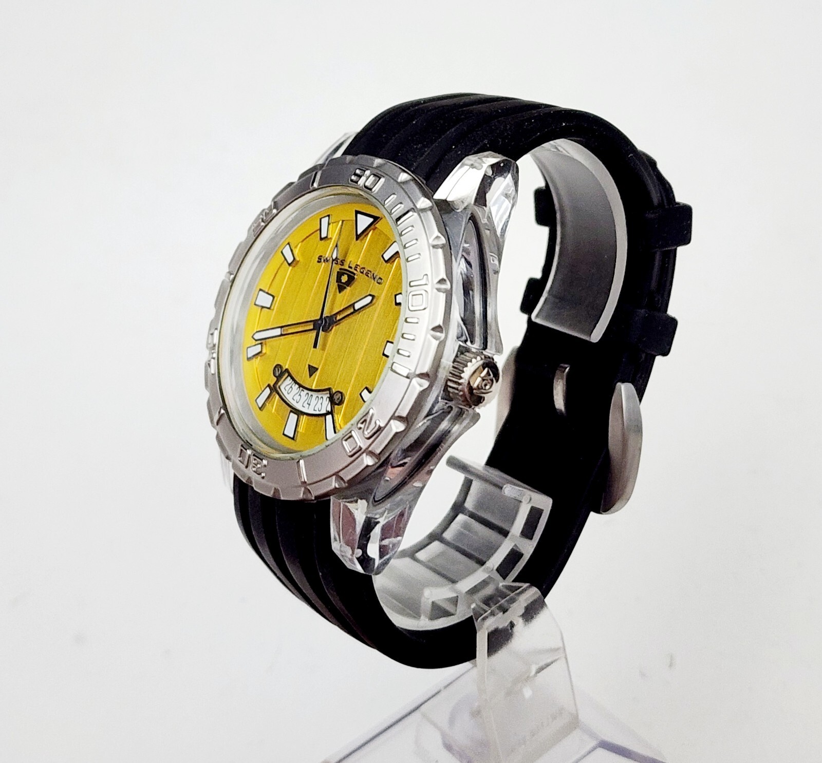 Men’s Watch SWISS LEGEND. Acrylic Case. Swiss Movement