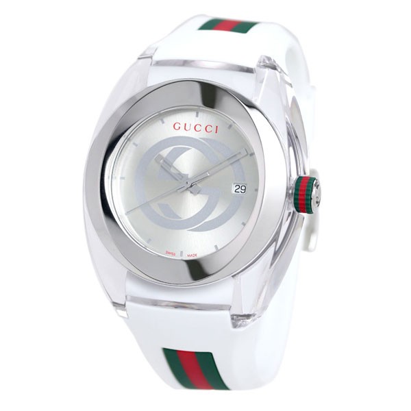 GUCCI SYNC YA137102A Silver Dial Quartz Stainless Unisex Watch New in Box